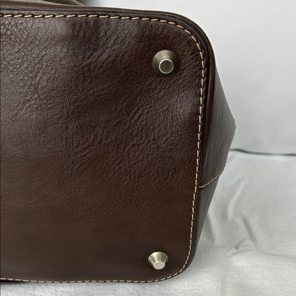 Authentic Large Chloe Espresso Leather Travel Bag - Picture 9 of 10